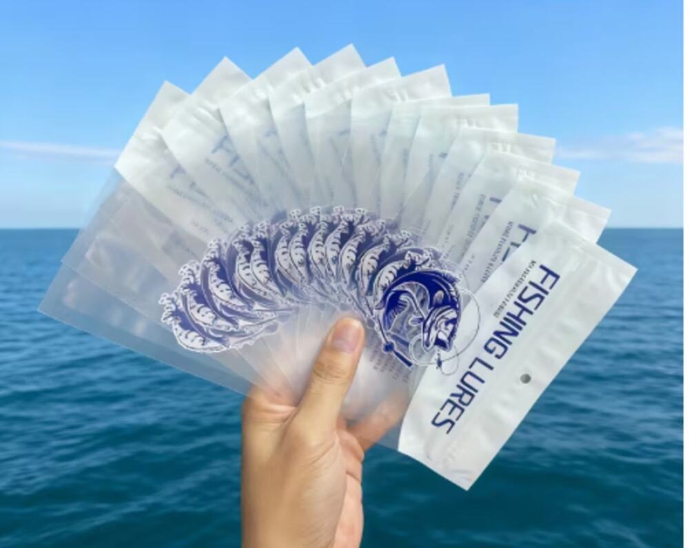 50 Heavy-Duty 6.3"x4.8" Tackle Storage Bags: Waterproof Soft Lure & Hook Pouches